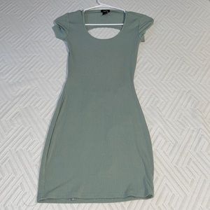 Pretty pale green mini dress